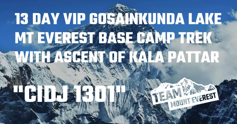 VIP Everest Base Camp Trek